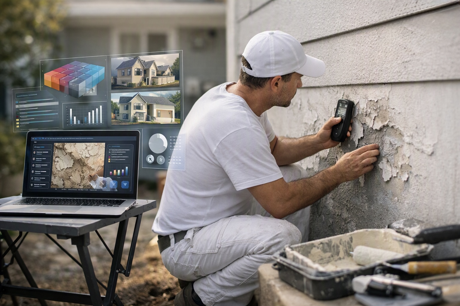 Painting Exterior painting Technology